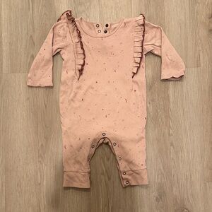 Pink Ruffled Kids Bodysuit
